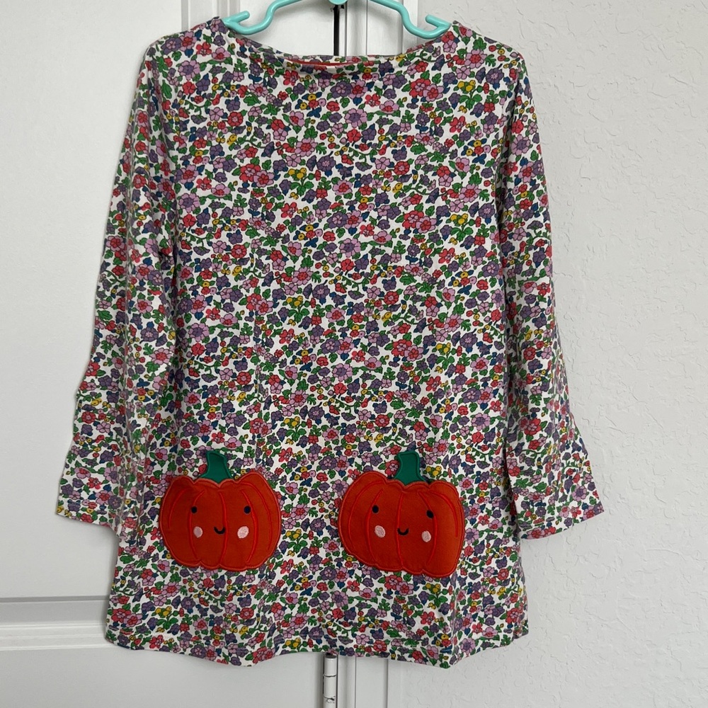 Mini Boden Kids Halloween Pumpkin Tunic